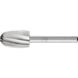 HSS Frässtift ALU Tropfenform O Ø 16x25 mm Schaft-Ø 6 mm Produktbild